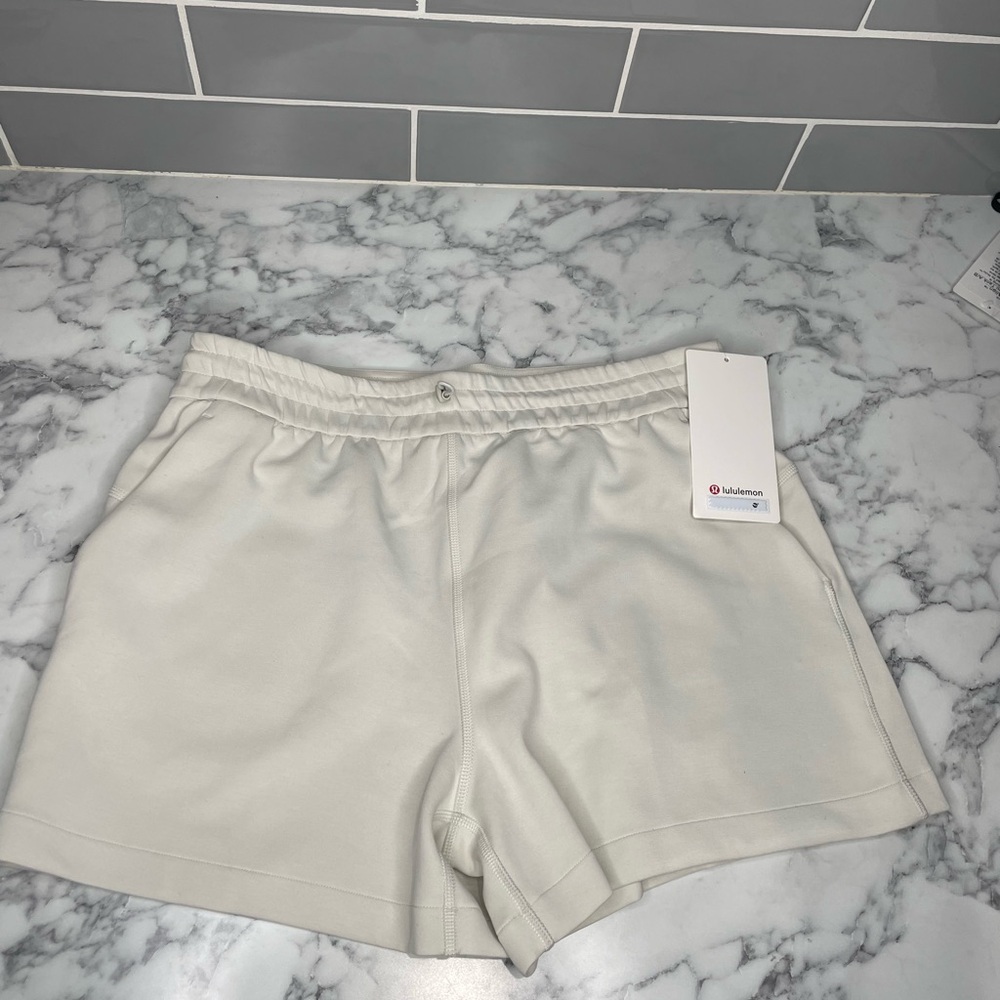 lululemon athletica Women's Light Gray Athletic Shorts